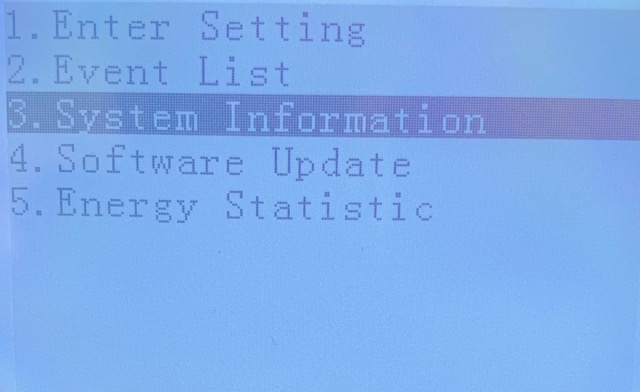 System Information